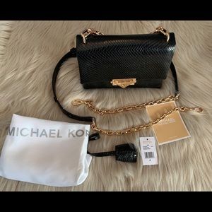 Cece XS Chain Xbody Embossed Python Leather.